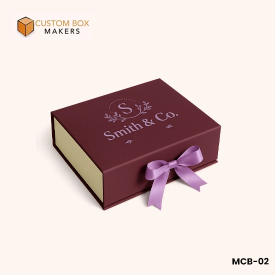Custom Magnetic Box with Ribbion